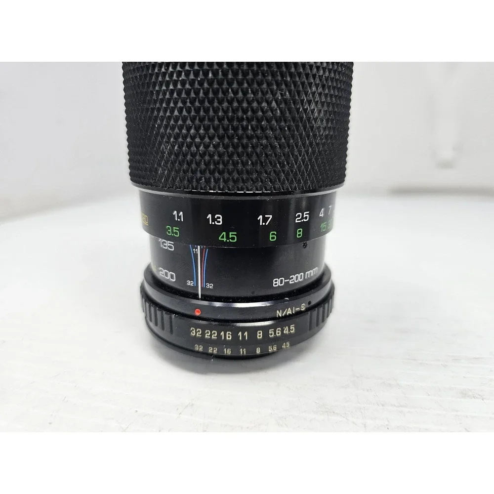 MC Soligor 80-200mm F1:4.5 MC Zoom Macro C/D Lens Tested‎ Working NM